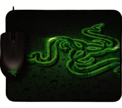 RAZER  Abyssus Optical Gaming Mouse and Goliathus Mouse Mat Bundle - Black & Green